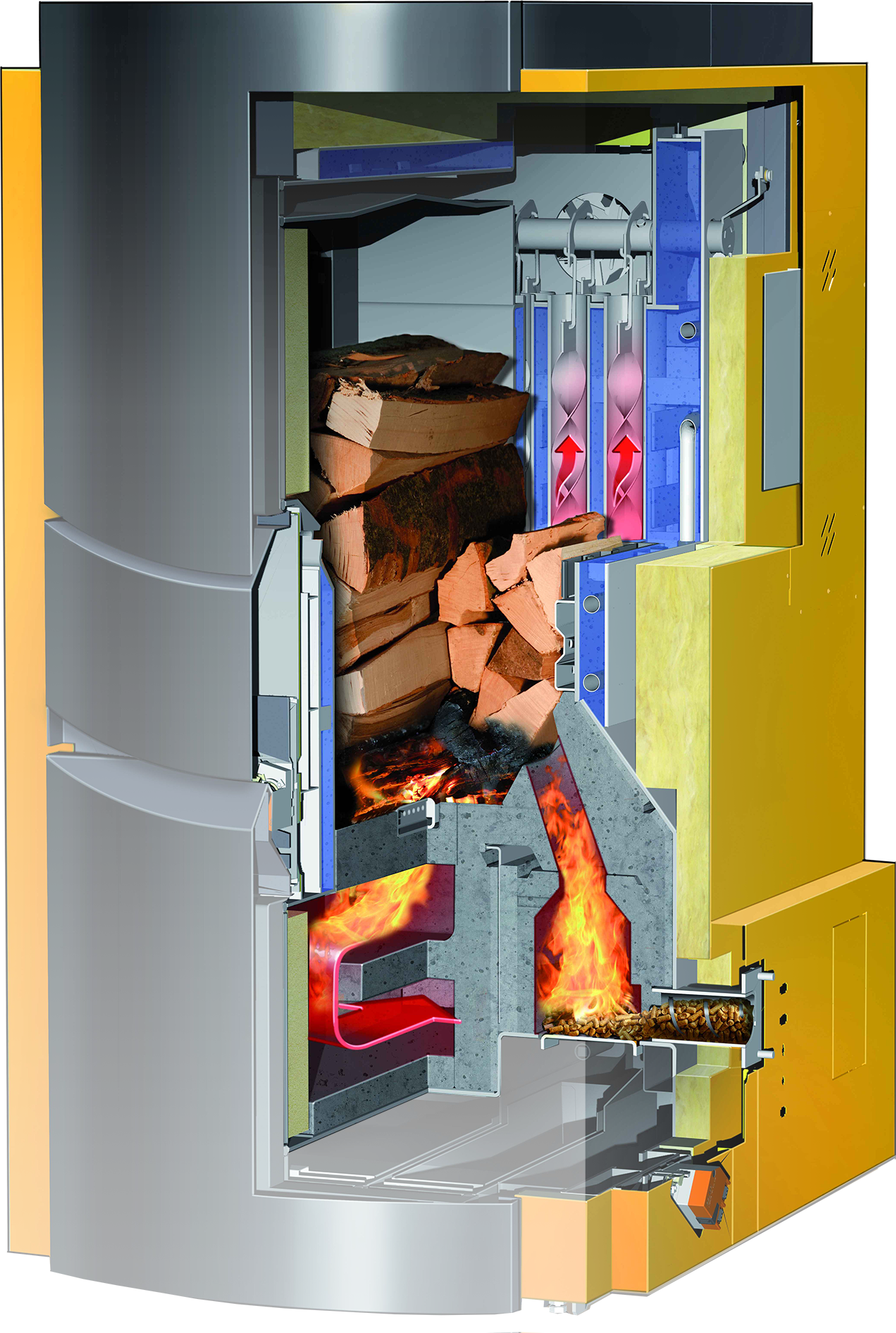servicing a biomass boiler